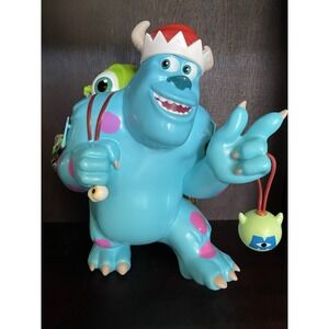 Disney Parks WDW 2024 Monsters Inc Santa Sully & Mike Popcorn Bucket [BRAND NEW]